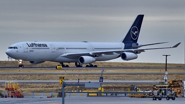 Airbus A340-300 (D-AIGU) - And here we see 4 hairdryers taxiing in close formation 