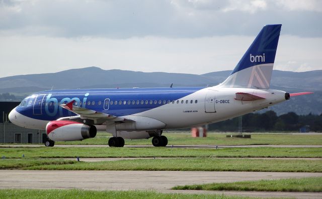 Airbus A319 (G-DBCE) - BMI