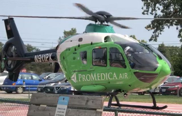 N911PX — - Lifting from hospital 