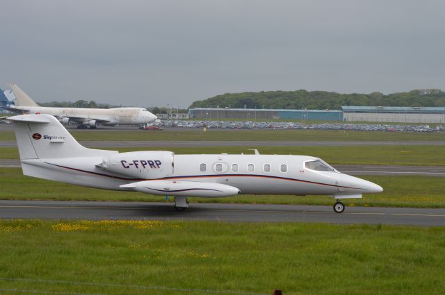 Learjet 35 (C-FPRP) - Stopped off for a fuel top up