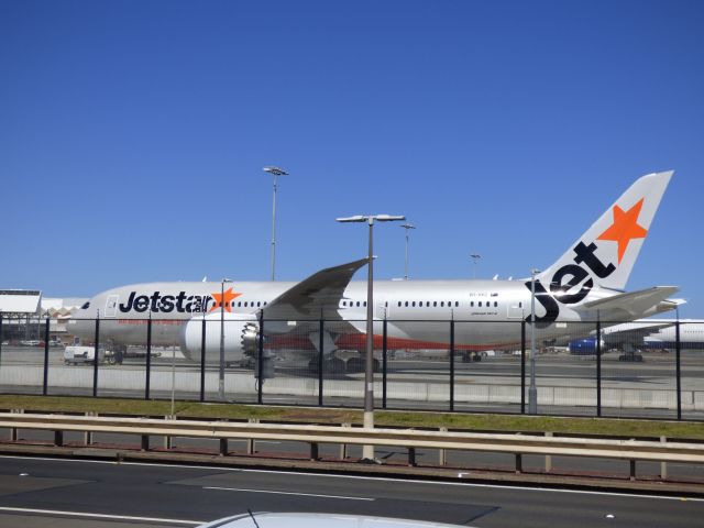 Boeing 787-8 (VH-VKG) - Taken at Sydney  Airport...Apologies for fence in photo.