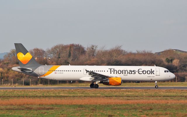 Airbus A321 (G-DHJH) - thomas cook a321-211 g-dhjh training at shannon 26/11/18.