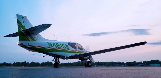 Rockwell Commander 114 (N4615W) - Taken by Dan Perrone at KHVN as Owner taxied away.