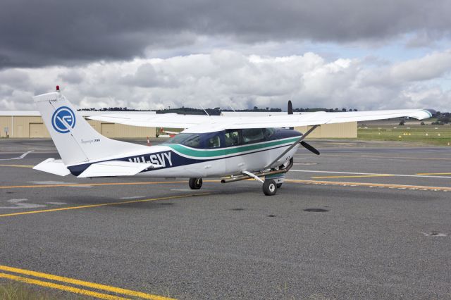 Cessna 206 Stationair (VH-SVY) - Bayswater Road (VH-SVY) Cessna TU206A Turbo Super Skywagon at Wagga Wagga Airport.