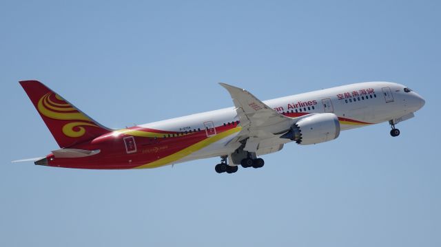 Boeing 787-8 (B-2759) - Departing on its first flight from San Jose to Bejing on Monday, June 15, 2015