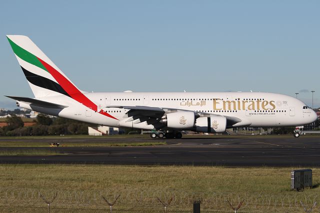 Airbus A380-800 (A6-EUI) - on 3 December 2017