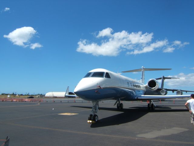 Gulfstream Aerospace Gulfstream 3 (AWEF10065) - Gulfstream III VIP transport aircraft for US Military. (On display at Wings Over the Pacific Air Show in HNL)