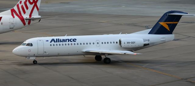 Fokker 70 (VH-QQY) - Alliance Airlines Fokker 70 cn11575  23 jan 25