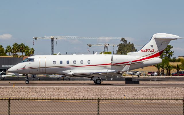 Bombardier Challenger 300 (N487JA) - Spotted at KSDL on April 19, 2020