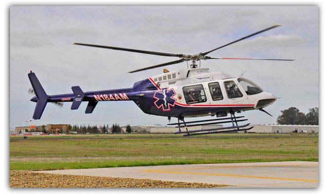 Bell 407 (N184AM) - Neil bringing his crew back home safely