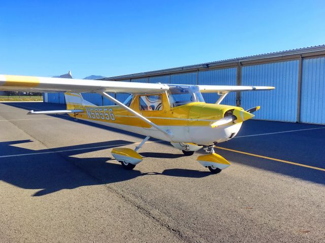 Cessna Commuter (N5655G) - Beautiful California weather.  Installed wheel pants for summer