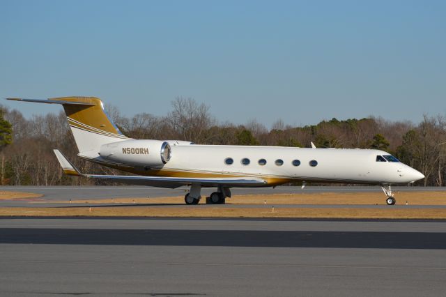 Gulfstream Aerospace Gulfstream V (N500RH) - HENDRICK MOTORSPORTS LLC (NASCAR team owner Rick Hendrick)at KJQF - 2/8/18