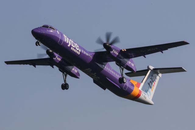 de Havilland Dash 8-400 (G-JEDV) - BEE1033 on the way to Aberdeen