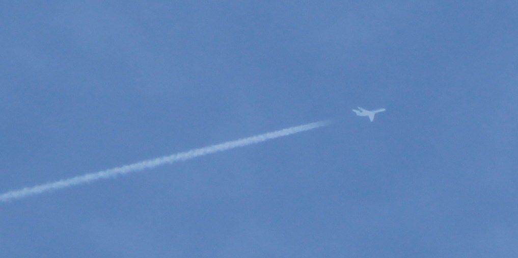 Gulfstream Aerospace Gulfstream V (N724AG) - Flying over KC this afternoon 9/16