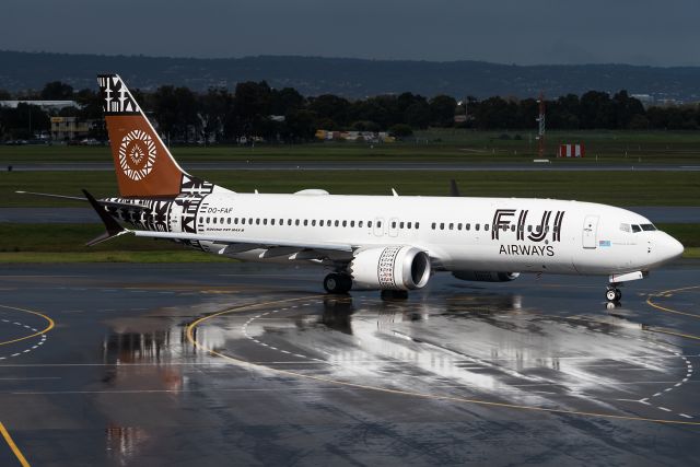 Boeing 737-800 (DQ-FAF) - Fiji B738 Max taxiing for RWY23 departure