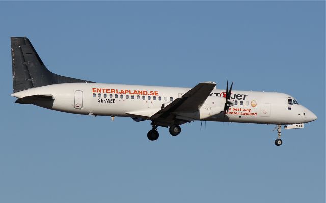 JETSTREAM 61 (SE-MEE) - Landing on rwy 01L.