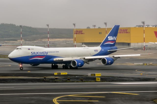 BOEING 747-8 (VQ-BBH) - 30th Oct., 2020: Seen taxiing is the Azerbaijani private cargo airline based in the capital Baku. Their aircraft are registered in Bermuda. (See http://www.planexplorer.net/Xploregallery/displayimage.php?pid=1758 )