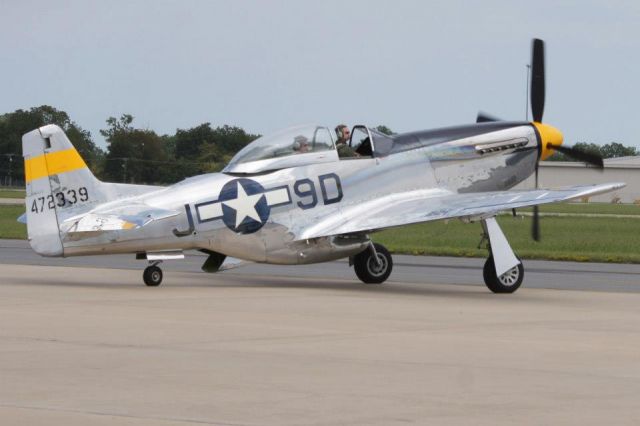 — — - P-51 Mustang.