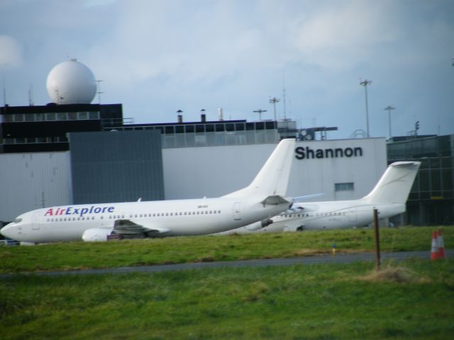 Boeing 737-700 (OM-DEX) - OM DEX AND G RAJJ IN BACKGROUND