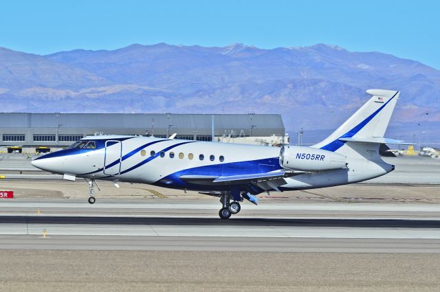 Dassault Falcon 2000 (N505RR) - N505RR   1997 Dassault Falcon 2000 C/N 46 - McCarran International Airport, Las Vegas - December 4, 2013br /TDelCoro