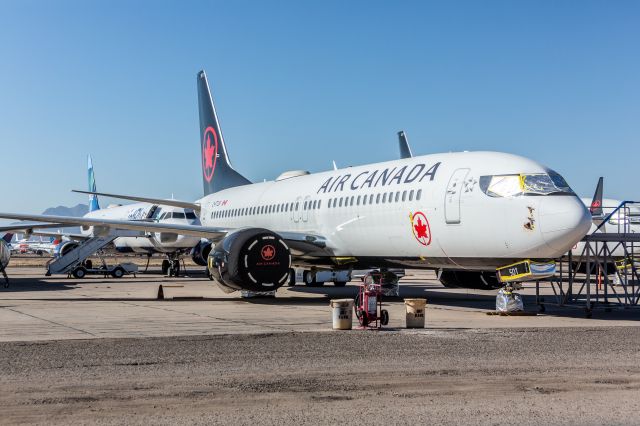 Boeing 737 MAX 9 (C-FTJW) - Spotted at KMZJ on December 18, 2020