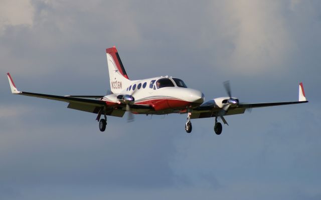 Cessna Chancellor (N3216M) - Cessna 414 on short final for 19 at Lebanon, TN (M54)