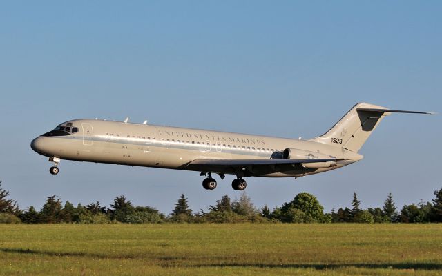 16-1529 — - usm c-9b 161529 about to land at shannon this evening 31/5/16.