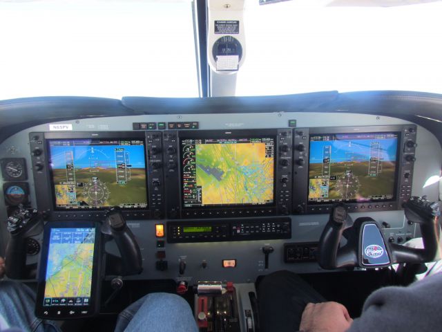 Piper Malibu Meridian (N65PV) - Garmin G950 Flight Deck - In Flight at FL240