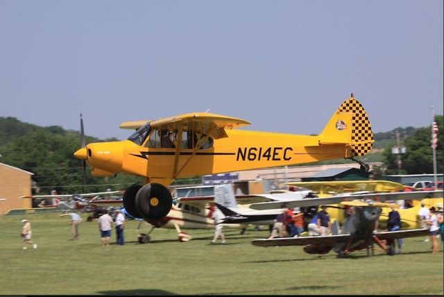 N614EC — - "osito" landing Ranger Airfield 2010 Fly-In