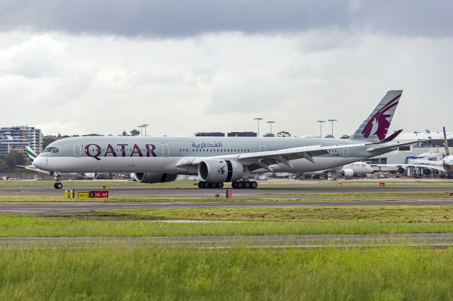 Airbus A350-1000 (A7-ANP) - Qatar Airways (A7-ANP) Airbus A350-1041 landing at Sydney Airport