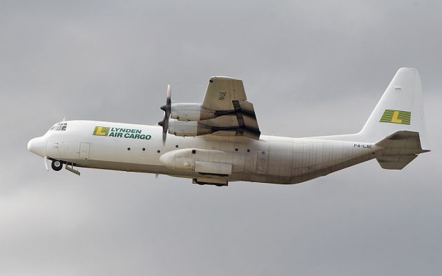 Lockheed C-130 Hercules (P4-LAE) - lynden air cargo l-100-30 p4-lae dep shannon 18/7/18.