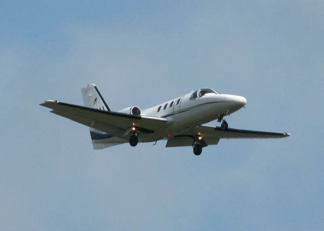 Cessna 500 Citation 1 (N233JJ) - Landing at Shreveport Regional.