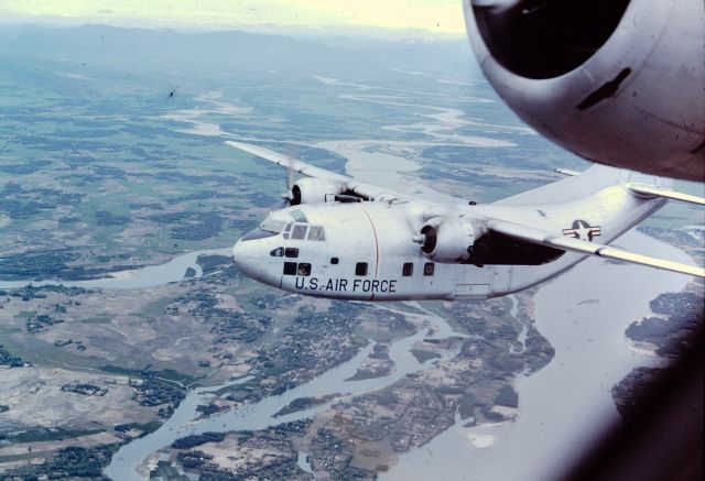 FAIRCHILD (1) Provider — - C-123B over Vietnam circa 1963