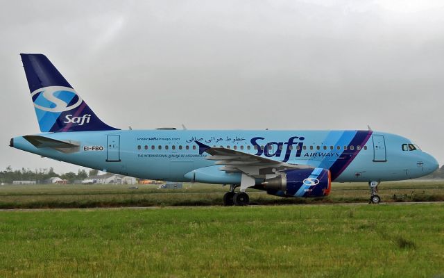 Airbus A319 (EI-FBO) - safi airways parked at shannon 30/6/13.