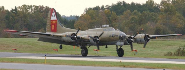 Boeing B-17 Flying Fortress (N93012) - 1944 Boeing B17 Nine-O-Nineat the Blue Ridge Airport near Martinsville Va. 4-18-04