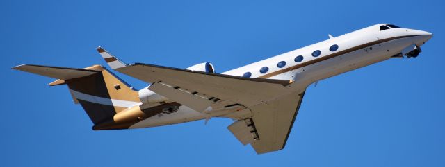 Gulfstream Aerospace Gulfstream IV (N100EW) - From the RDU observation deck, 3/4/18.