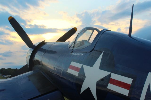 VOUGHT-SIKORSKY V-166 Corsair (AMU72378) - Along Warbirds North Oshkosh '23.