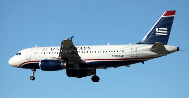 Airbus A319 (N836AW) - 06-24-2012, Landing 31L
