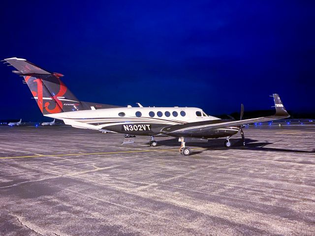 Beechcraft Super King Air 200 (N302VT) - Ferry flight to Europe. 4 NOV 2020.