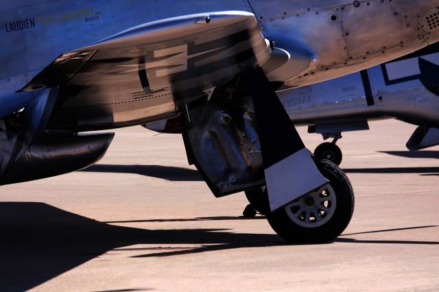 North American P-51 Mustang — - P-51 Undercarriage, taken at Alliance Airshow