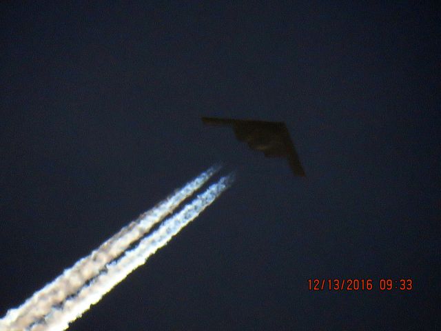 Northrop Spirit (82-1071) - Over Southeastern Kansas on an early morning flight.