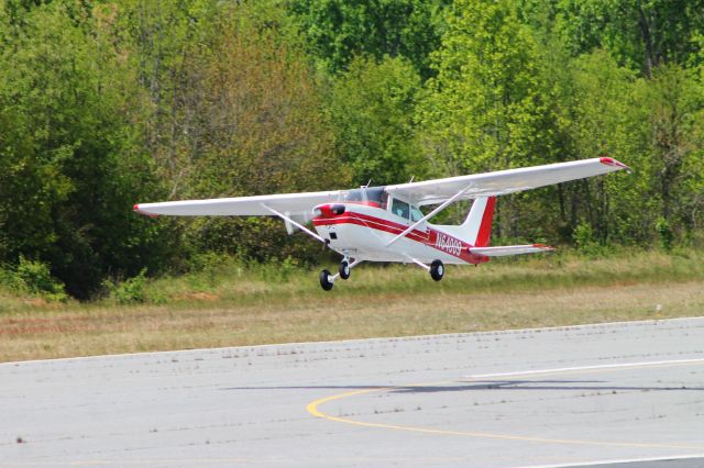 Cessna Skyhawk (N64009) - New kid at the wheel. Looks like he did well.