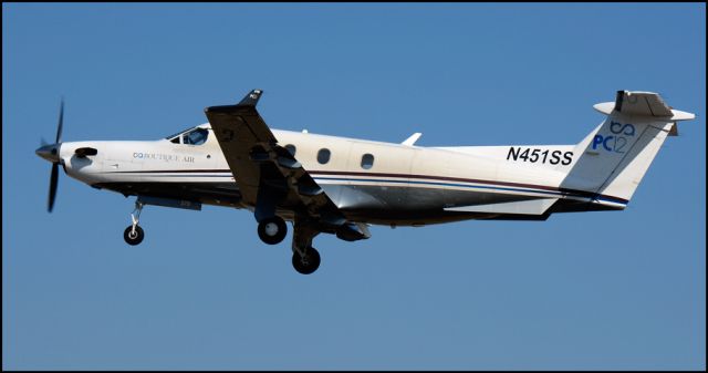 Pilatus PC-12 (N451SS) - Upwind