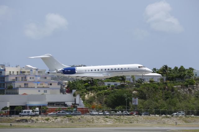 Bombardier Global Express (OY-MSI) - Global Express OY-MSI landing at TNCM