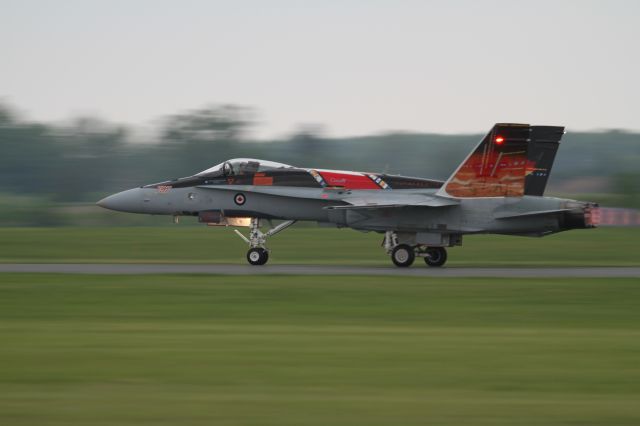 18-8797 — - Afterburner takeoff for the 2013 demo bird...overcast day really shows of the flame