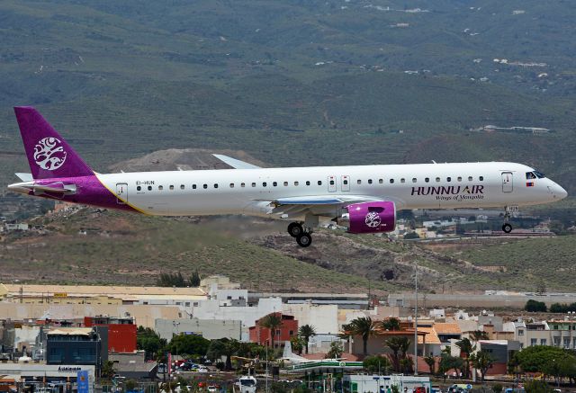 EMBRAER ERJ-190-400 (EI-HUN) - On delivery flight the first Embraer 195 E2 for Hunnu Air.