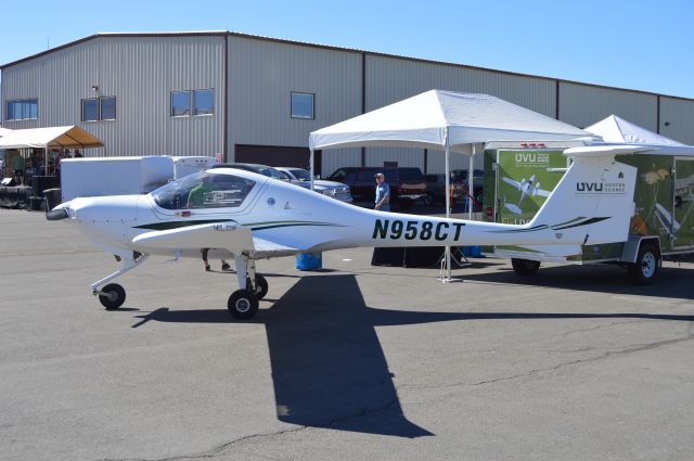 Diamond DV-20 Katana (N958CT) - On display at the 2016 Aeroplanes, Trains, & Automobiles fly-in.