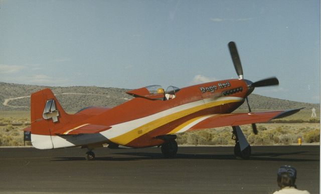 North American P-51 Mustang (N5410V) - dago red