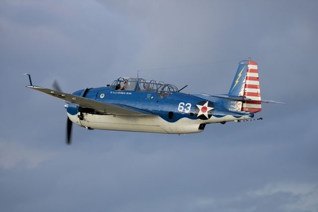 Grumman AA-5 Tiger (N683G) - Grummand TBM-3E, painted in the colors of Lt George Bush at EAA AirVenture 2018.