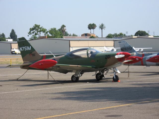 SIAI-MARCHETTI SF-260TP (N751M) - Parked at Fullerton